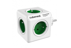Cubenest - PowerCube, 0.1m, ORIGINAL USB, zelená, POWERCUBE, 5x zásuvka