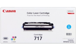 Canon CRG-717 2577B002 azúrový (cyan) originálný toner