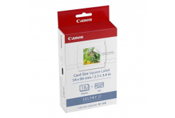 Canon KC-18IS 7429B001, 50x50mm, 18ks biele etikiety