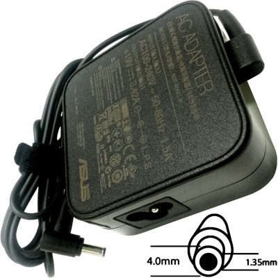 Asus origi. adaptér 65W19V(W.M)BK 4PHI s EU zástrčkou (B0A001-00046500_EU)
