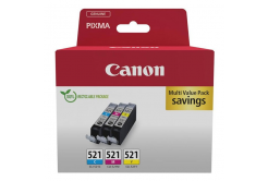 Canon CLI-521 2934B015 farebná (color) sada originálne cartridge