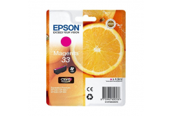 Epson T33434012, T33 purpurová (magenta) originálna cartridge