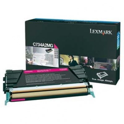 Lexmark C734A2MG purpurový (magenta) originálny toner