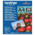 Brother Photo Paper Glossy BP71GA4, 260 g/m2, A4, 20ks, lesklý, atramentový, biely, foto papier
