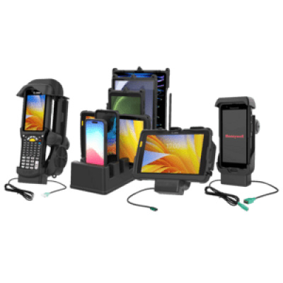 RAM Mounts GDS Tough-Dock Holder (Latch) for Samsung Tab A8 (10.5“) - in IntelliSkin Next Gen Protective Sleeve - USB-C Connector