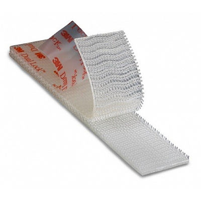 3M Dual-Lock™ SJ3560, transparentný (38 hlavičiek/cm2) 12 mm - metráž (1dm=10cm)