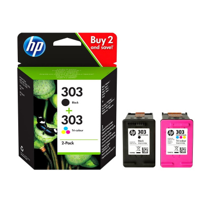 HP 303 3YM92AE farebná (CMYK) sada originálne cartridge
