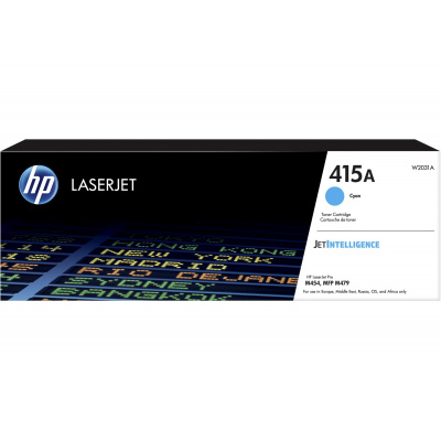 HP 415A W2031A azúrový (cyan) originálny toner