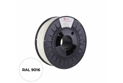 C-Tech 3DF-P-PLA1.75-9016 3D filament, PREMIUM LINE, PLA, dopravná biela, RAL9016, 1,75mm, 1kg