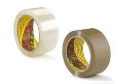 3M 309 Nehlučná balicí páska, 50 mm x 66 m 50 mm x 66 m hnědá/buff