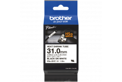 Brother HSe-261E Pro Tape, 31 mm x 1.5 m, čierna tlač / biely podklad , originálna páska
