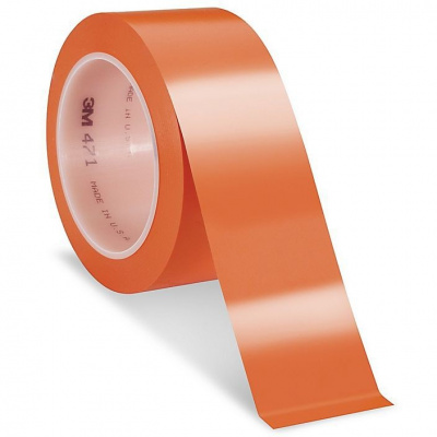 3M 471 PVC lepiaca páska, 50 mm x 33 m, oranžová