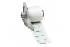 Brady M7-30-428-CALI / 173352, 38.10 mm, Polyester, zelená tlač / sivý podklad