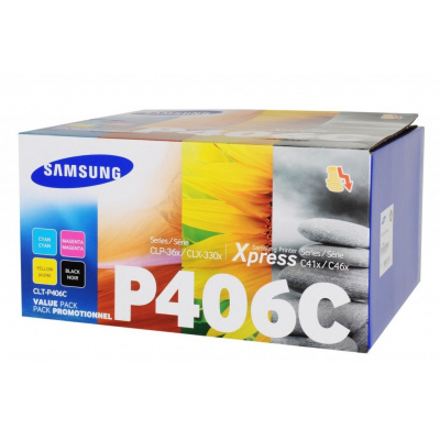 HP SU375A / Samsung CLT-P406C CMYK multipack originálny toner