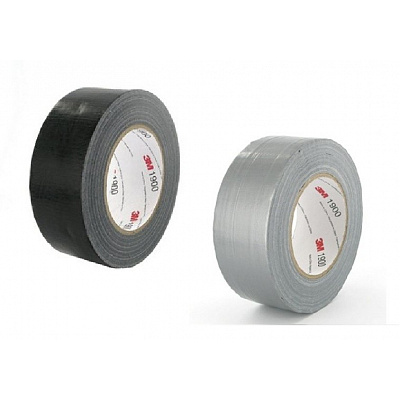 3M 1900 Duct Tape Univerzálna textilná páska, 50 mm x 50 m, 2 farby 50 mm x 50 m čierna/black