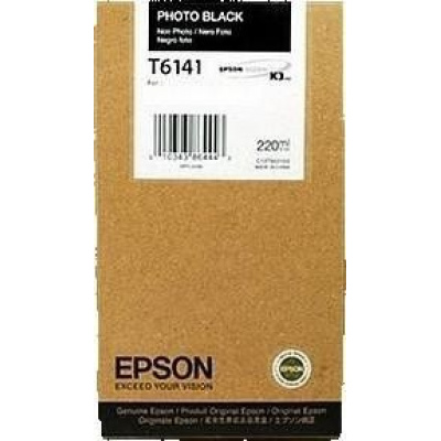 Epson T614100 foto čierna (photo black) originálna cartridge