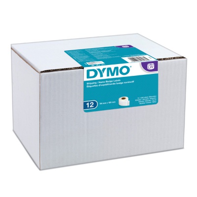 Dymo 99014, S0722420, 101mm x 54mm, originální papírové štítky, 12ks