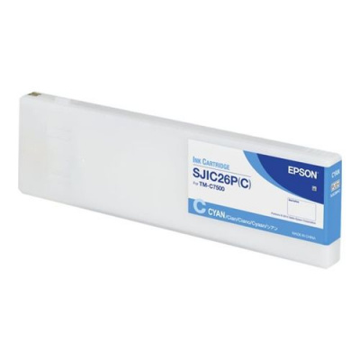 Epson SJIC30P-C C33S020640 pre ColorWorks, azúrový (glossy cyan) originálna cartridge