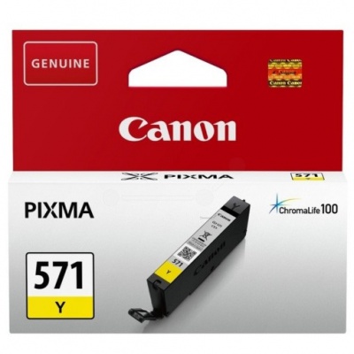 Canon CLI-571Y 0388C001 žltá (yellow) originálna cartridge