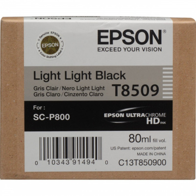 Epson T8509 C13T850900 svetle čierna (light black) originálna cartridge