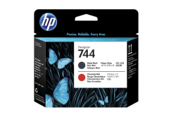 HP originálna tlačová hlava F9J88A, HP 744, matte black/chromatic red, HP DesignJet Z5600, DesignJet HD Pro MFP