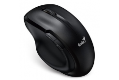 Genius Myš Ergo 8200S 31030029400, 1200DPI, 2.4 [GHz], optická, 5tl., bezdrátová, černá, 1 ks AA, BlueEye senzor