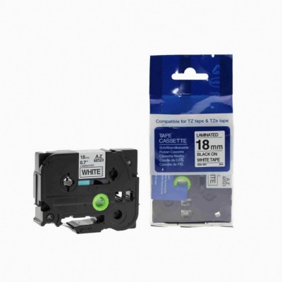 Kompatibilná páska s Brother TZ-FX541 / TZe-FX541,18mm x 8m, flexi, čierna tlač / modrý podklad