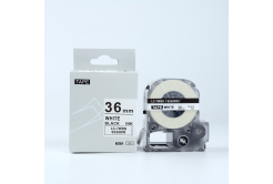 Epson LTS36KW, 36mm x 5m, černý tisk / bílý podklad, kompatibilní páska