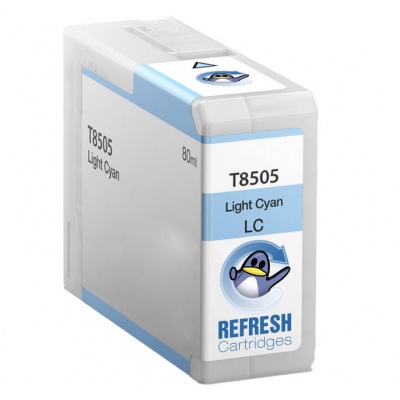 Epson T8505LC svetlo azúrová (light cyan) kompatibilná cartridge