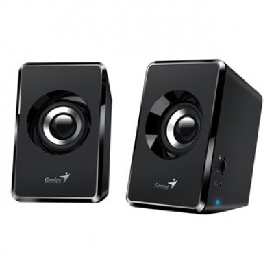 Genius reproduktory SP-U125 31730042400, 2.0, 3W, černé, regulace hlasitosti, 3,5 mm jack (USB), 150Hz-20kHz