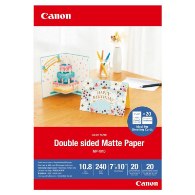 Canon Matte Photo Paper MP-101D 4076C007, 240 g/m2, 12x12cm, 30ks, matný, atramentový, biely, foto papier