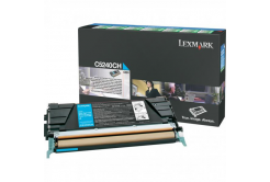 Lexmark C5240CH, cyan, 5000 str., returnoriginálny toner