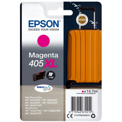 Epson 405XL C13T05H34010 purpurová (magenta) originální cartridge
