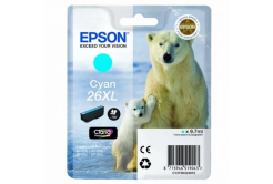 Epson T26324022, T263240, 26XL azúrová (cyan) originálna cartridge