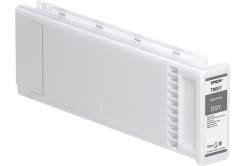 Epson T8007 C13T800700 tmavo sivá (dark gray) originálna cartridge