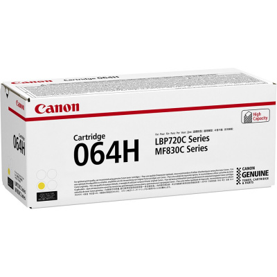 Canon 064HY 4936C002 žltý (yellow) originálny toner