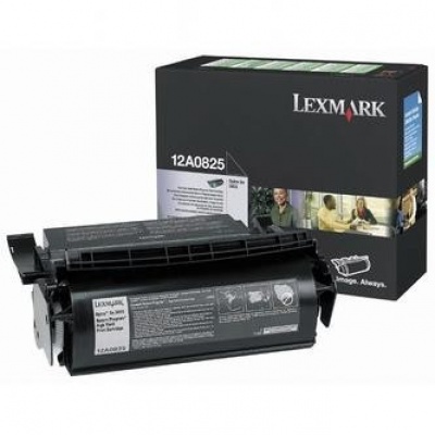 Lexmark 12A0825 čierný (black) originálny toner