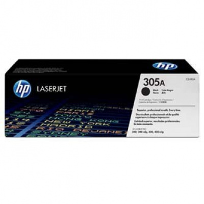 HP 305A CE410A čierný (black) originálný toner