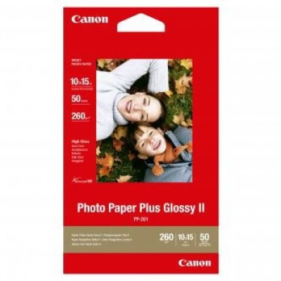 Canon Photo Paper Plus Glossy, foto papír, lesklý, bílý, 10x15cm, 4x6", 275 g/m2, 50 ks, P