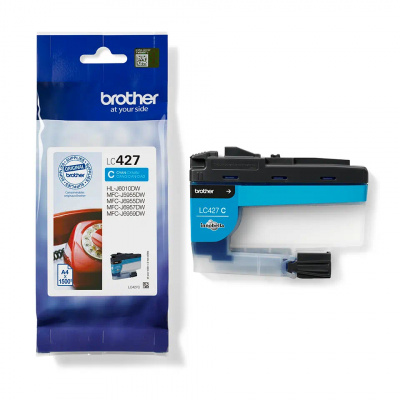 Brother LC-427C azúrová (cyan) originálna cartridge