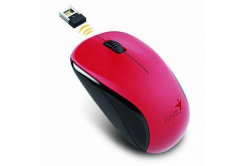 Genius Myš NX-7000 31030016403, 1200DPI, 2.4 [GHz], optická, 3tl., bezdrátová, červená, Blue-Eye senzor