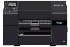 Epson ColorWorks D6500 (Pe) C31CL91202, farebná tlačiareň štítkov, peeler, disp., USB, Ethernet, black