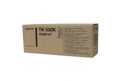 Kyocera originálny toner TK500K, black, 8000 str., Kyocera FS-C5016N, garanční pečeť Janus