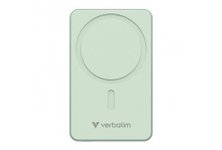 Verbatim 32228 power banka s bezdrôtovým nabíjaním, 5V, 10000mAh, zelená