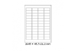 Samolepiace etikety 45,7 x 21,2 mm, 48 etikiet, A4, 100 listov