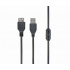 Kábel CABLEXPERT CCF-USB2-AMAF-10 USB A-A 3m 2.0 Predlžovací kábel HQ s feritovým jadrom
