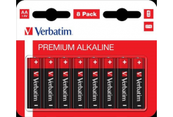 VERBATIM Alkalické baterie AA,  8 PACK , LR6