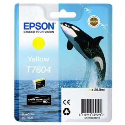 Epson T7604 T76044010 žltá (yellow) originálna cartridge