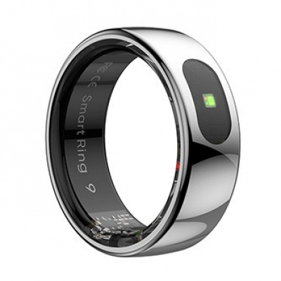 Smart RING PRO stříbrný, měř.stresu, srdeč.tepu, monitoring spánku, 12, Powerton, rozbalené zboží