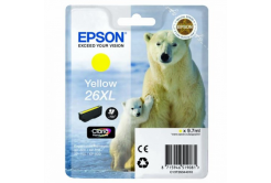 Epson T26344022, T263440, 26XL žltá (yellow) originálna cartridge